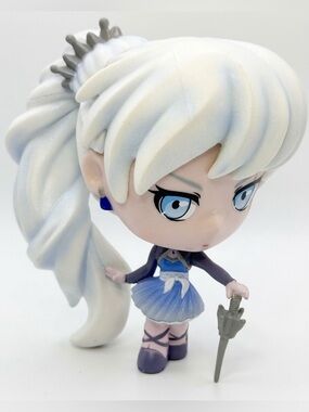 RWBY Weiss Schnee 3.75" Collectible Vinyl Figure - Jazwares